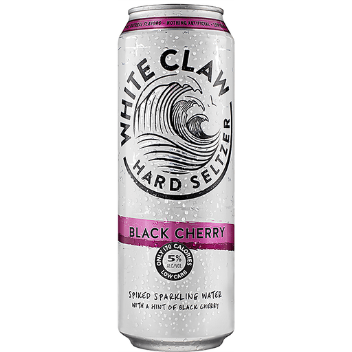 White Claw Hard Seltzer Black Cherry, 12 cans / 12 fl oz - King Soopers